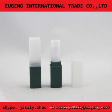 new design elegant square plastic lip balm container